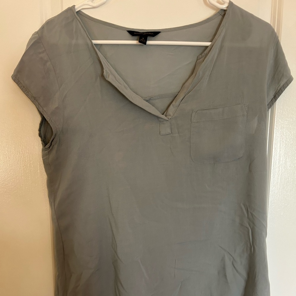 Simple silk top